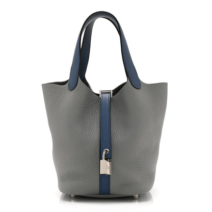 Taurillon Clemence Picotin Lock 18 Pm Gr Handbag