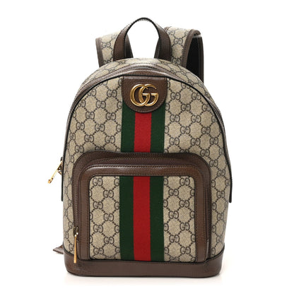 Small Calfskin Backpack - Beige