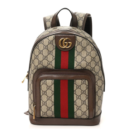 Small Calfskin Backpack - Beige