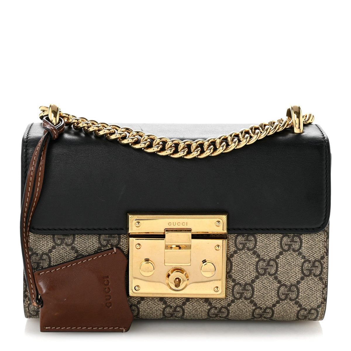 Small Calfskin Shoulder Bag - Beige