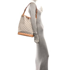 Louis Vuitton Damier Azur Coated Canvas Noe White