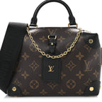 Louis Vuitton Monogram Petite Malle Souple Black