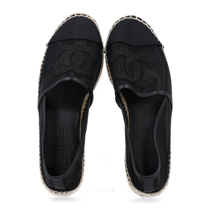 Chanel Mesh Grosgrain CC Women's Espadrilles