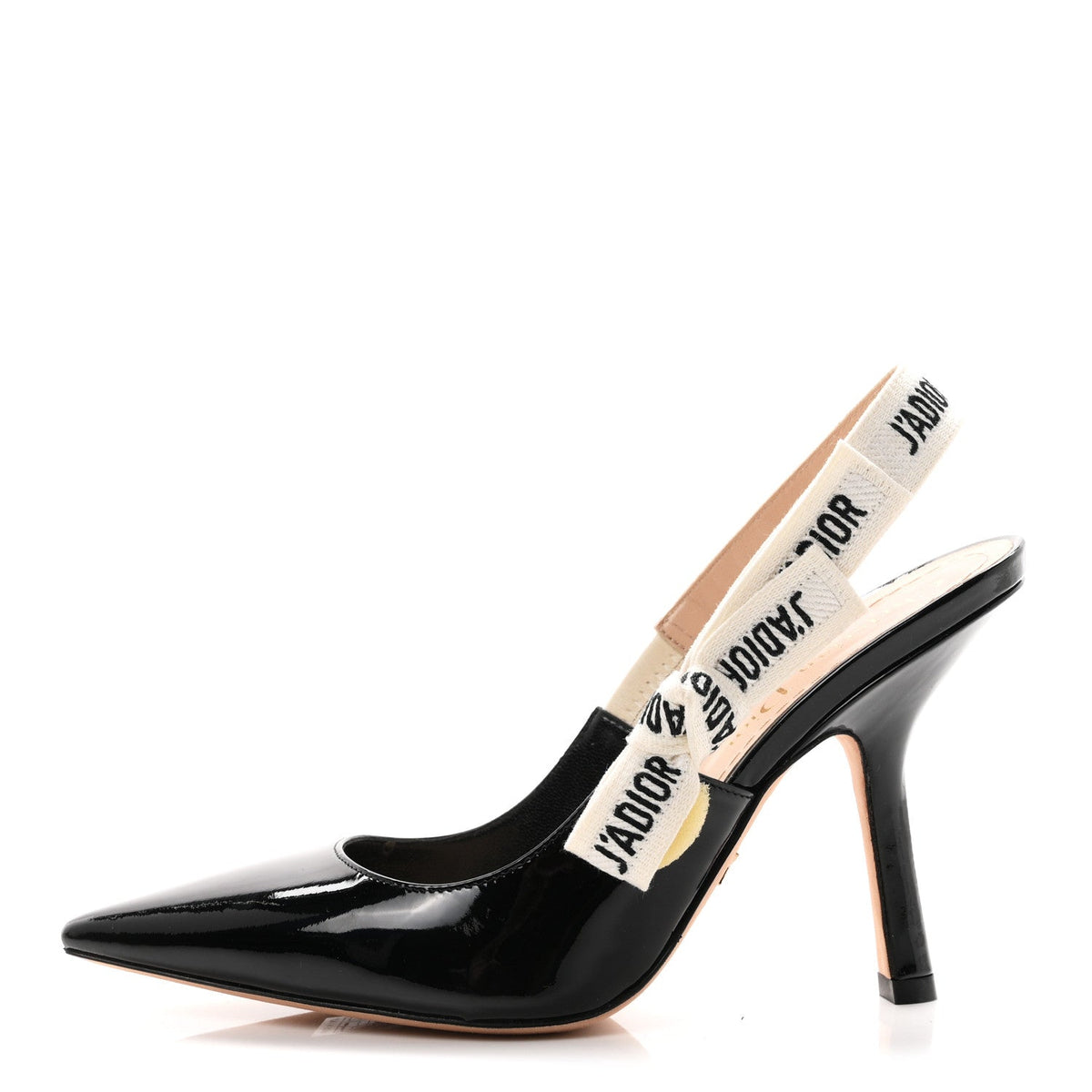 Patent Ribbon J'A Slingback 100Mm Pumps Black