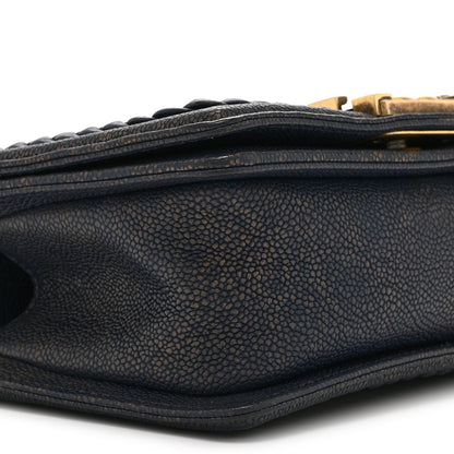 Small Caviar Flap Shoulder Bag