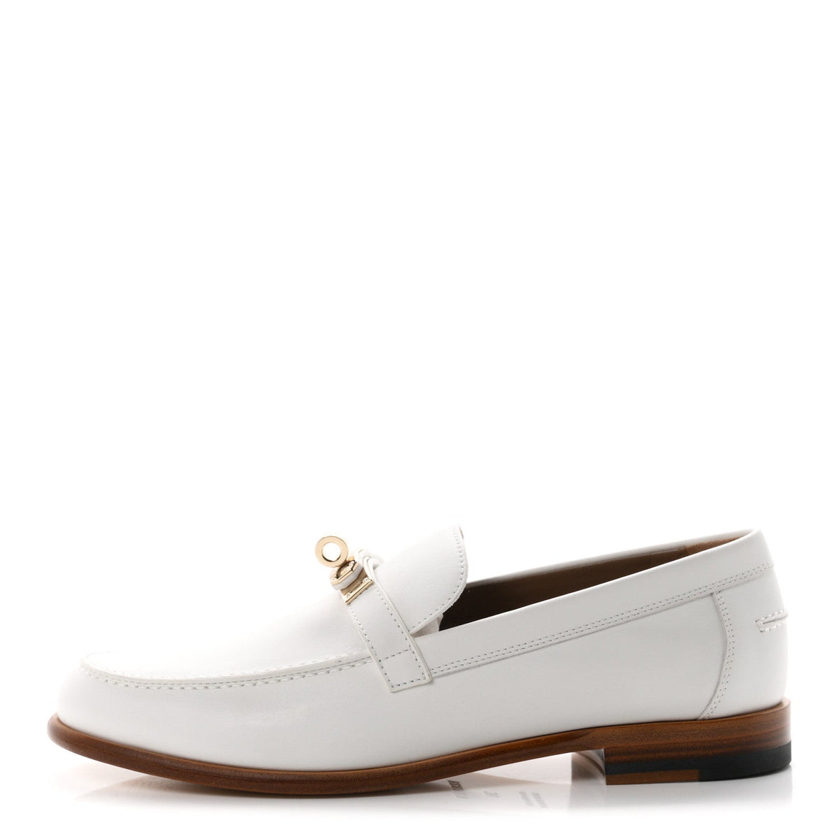 Calfskin Destin Loafers White