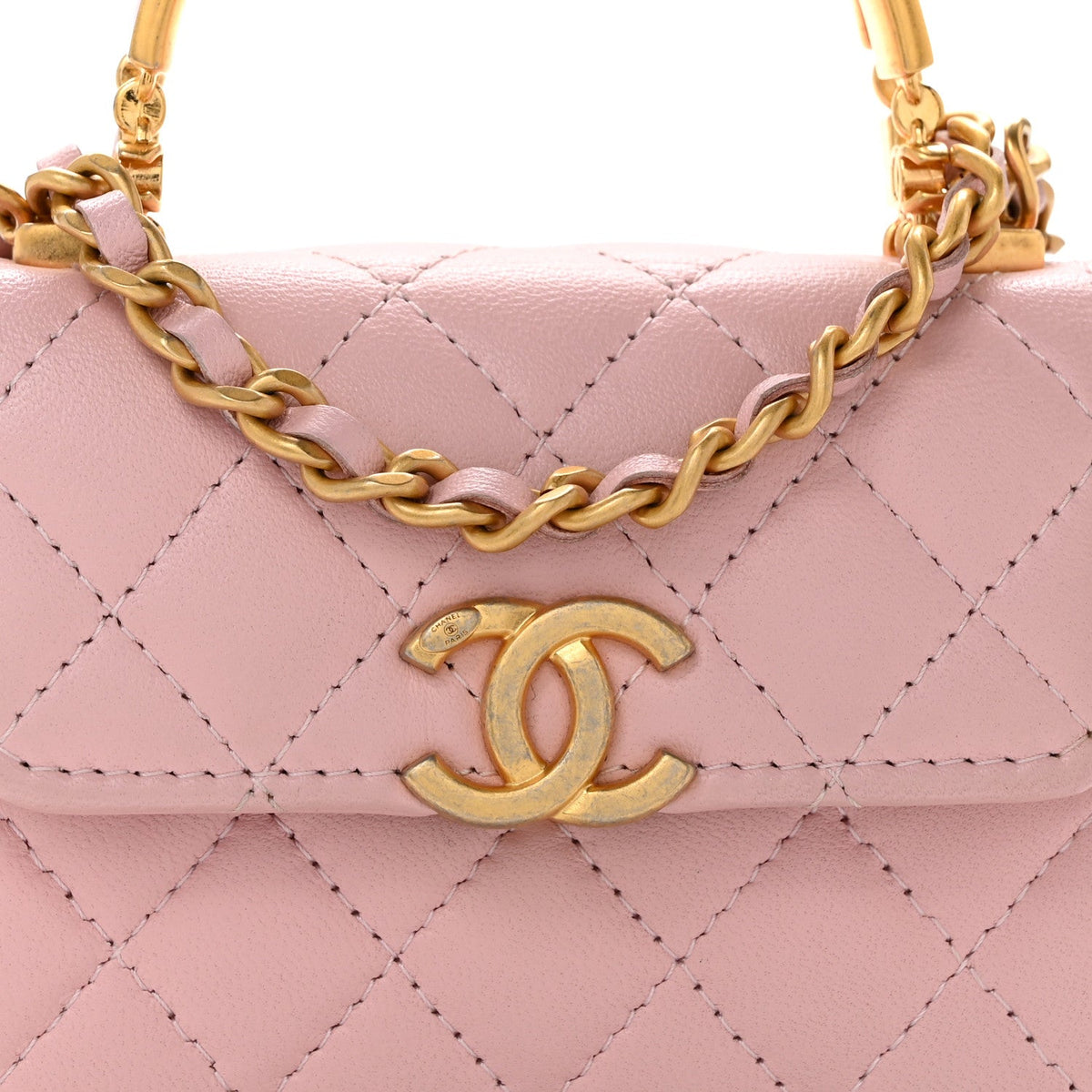 Mini Quilted Lambskin Flap Shoulder Bag