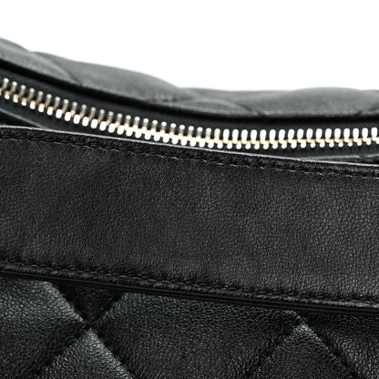 Quilted Lambskin Hobo Bag