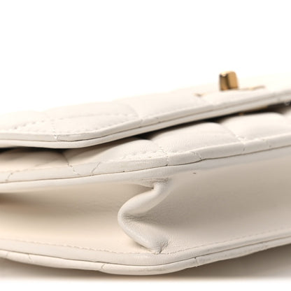 Quilted Lambskin Wallet Bag