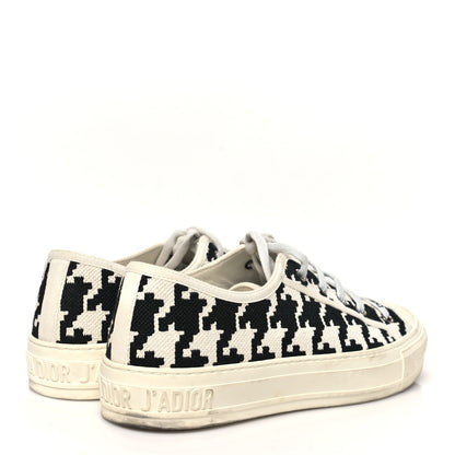 Christian Dior Canvas Women's Walk'N'Dior Low Top Sneakers 39 White Black