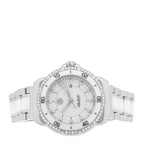 Tag Heuer Stainless Steel Ceramic Diamond 32mm Formula 1 Watch White WAH1313
