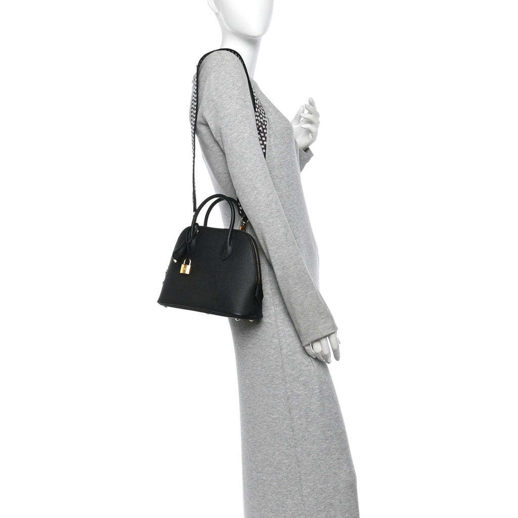 Hermes Epsom 1923 Sangle Bolide 25 Bag Black White