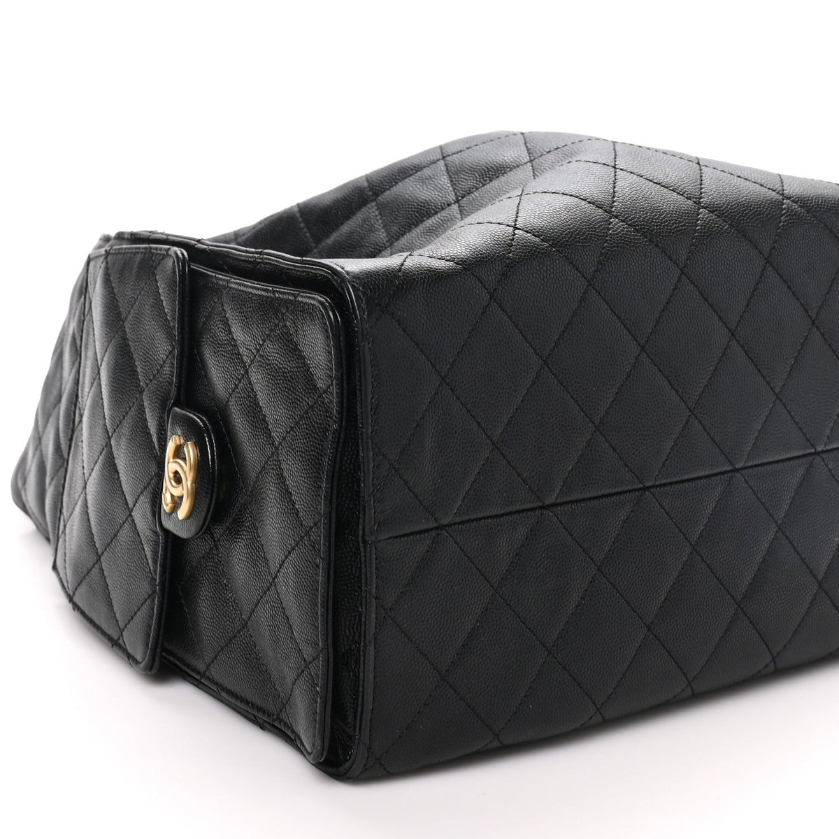 Medium Quilted Caviar Handbag