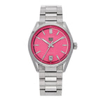 Tag Heuer Stainless Steel Carrera Date Automatic Watch Pink WBN2313