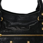 Balenciaga Agneau Giant 12 Gold City Black