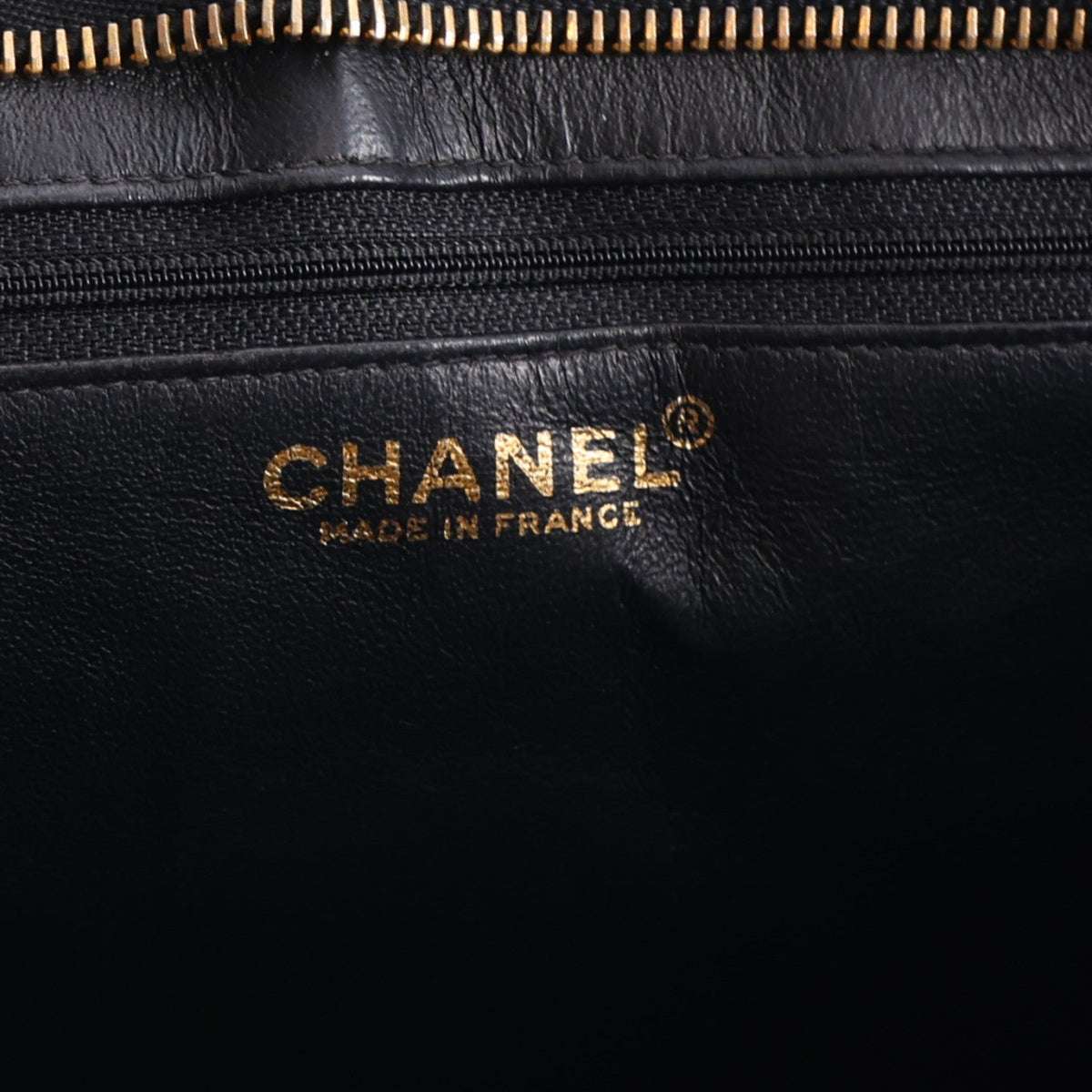 Quilted Caviar Tote Bag
