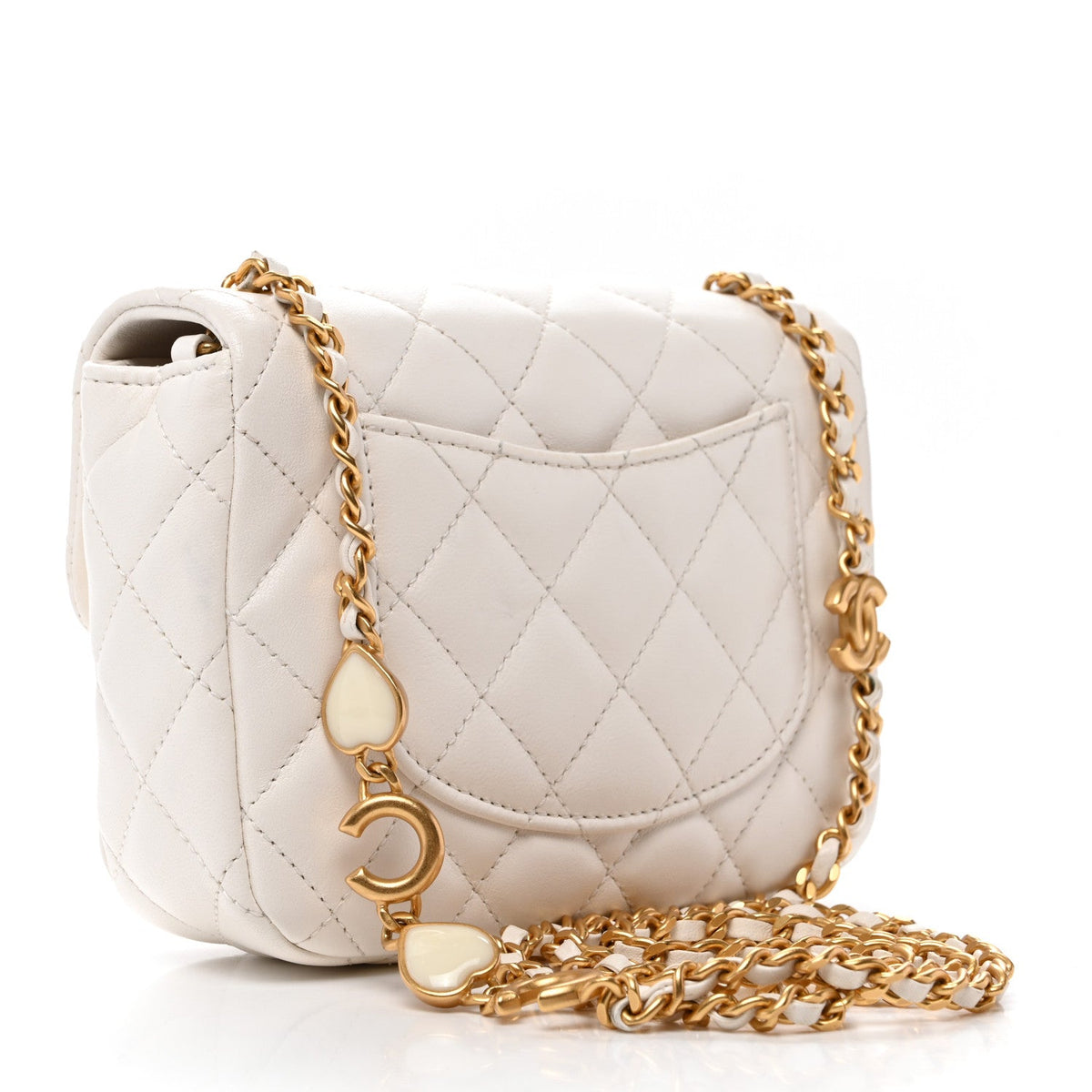 Mini Quilted Lambskin Flap Shoulder Bag