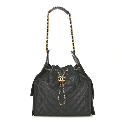 Medium Quilted Caviar Handbag