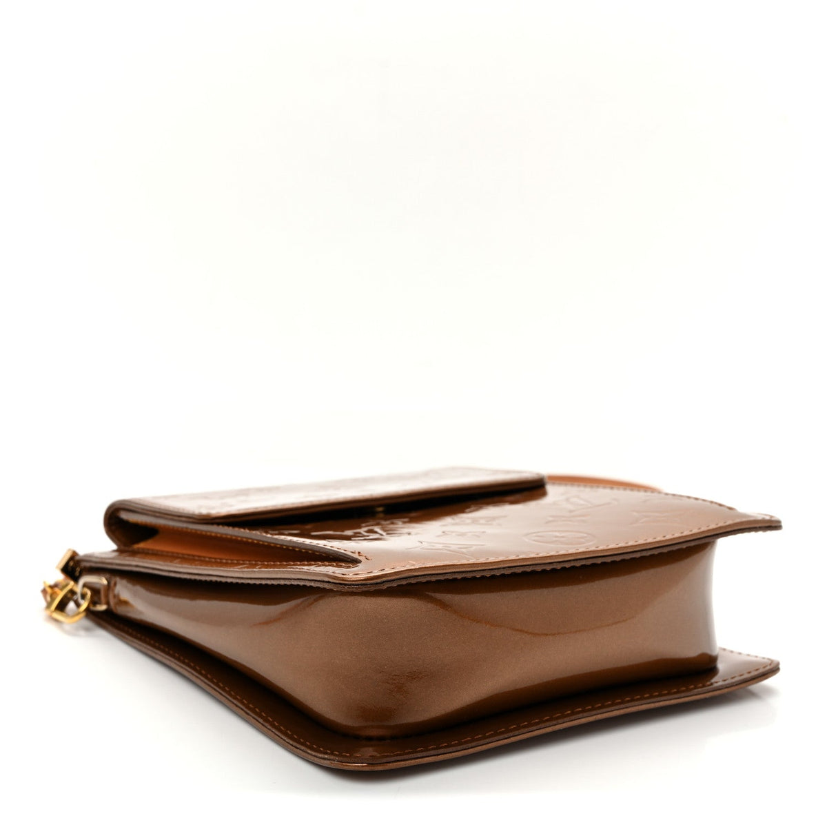 Vernis Mott Bronze Handbag