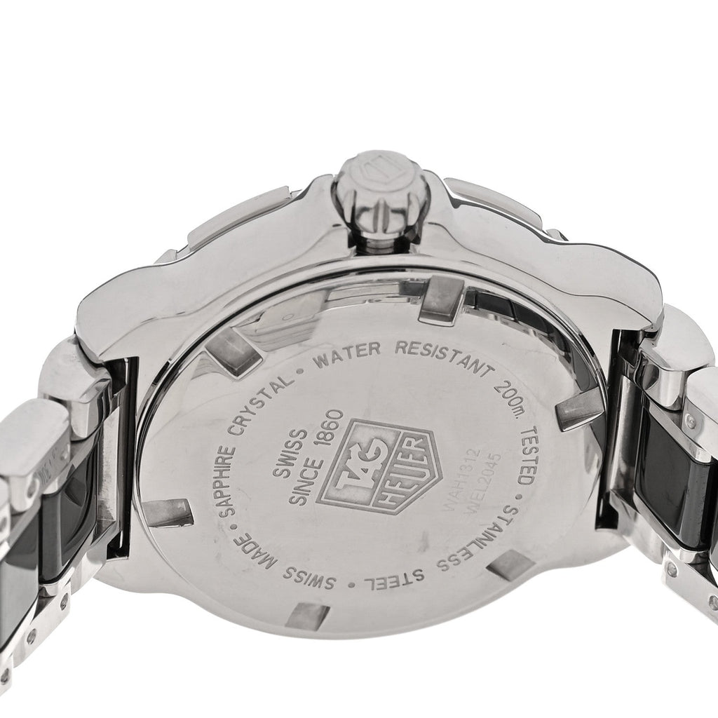 Tag Heuer Stainless Steel Ceramic Diamond 32mm Formula 1 Watch Black WAH1312