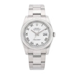 Rolex Stainless Steel 36mm Datejust Watch White 116200