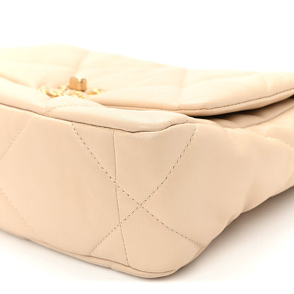 Medium Quilted Lambskin Flap Shoulder Bag