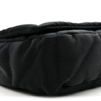 Saint Laurent Satin Patchwork Monogram Medium Jamie Bag Black