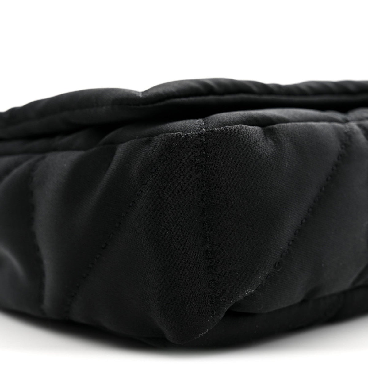 Saint Laurent Satin Patchwork Monogram Medium Jamie Bag Black