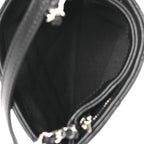 Chanel Lambskin Quilted Mini Crossbody Bag Black