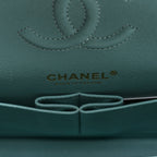 Chanel Caviar Quilted Small Double Flap Light Blue