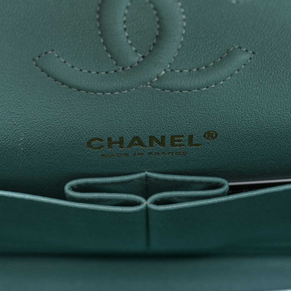 Chanel Caviar Quilted Small Double Flap Light Blue