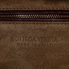 Bottega Veneta Lambskin Intrecciato Medium Padded Veneta Deep Mahogany