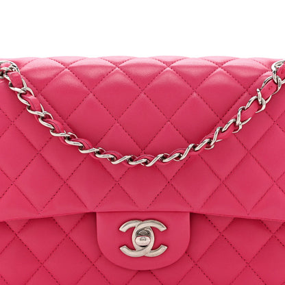 Medium Quilted Lambskin Flap Shoulder Bag