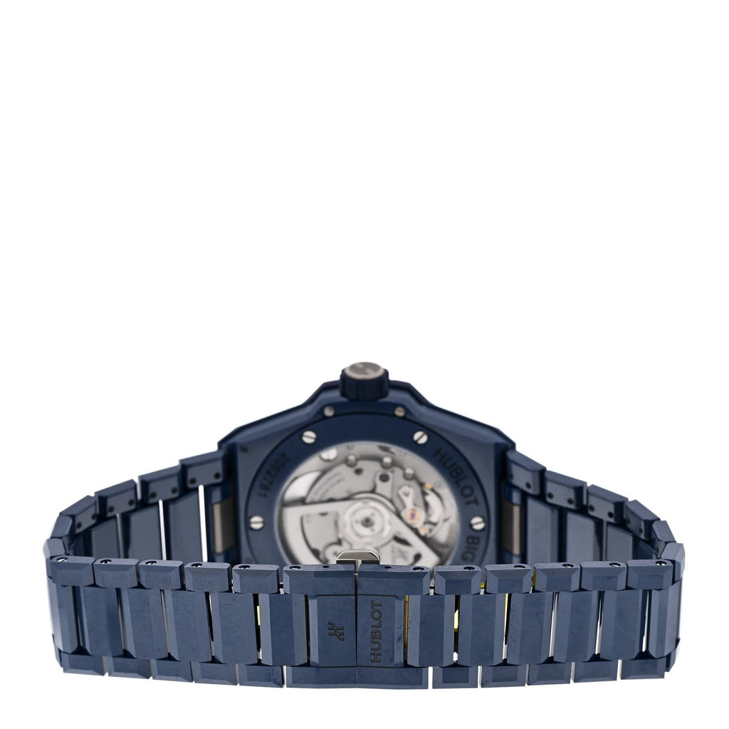 Hublot Ceramic 38mm Big Bang Integrated Watch Blue 457.EX.7170.EX