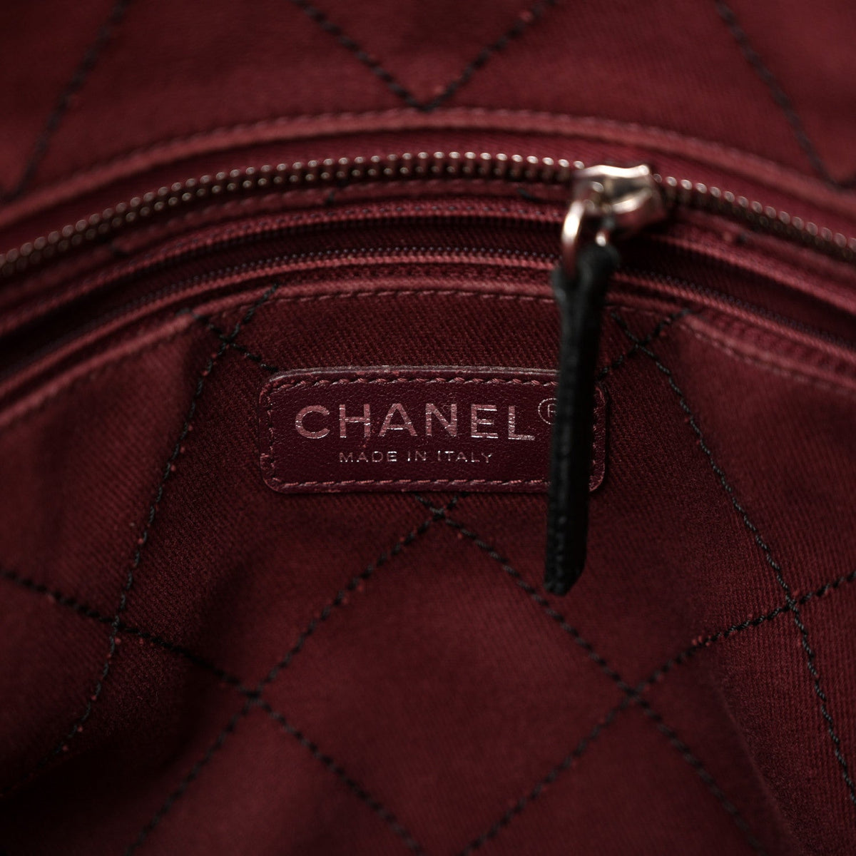Small Quilted Calfskin Tote Bag