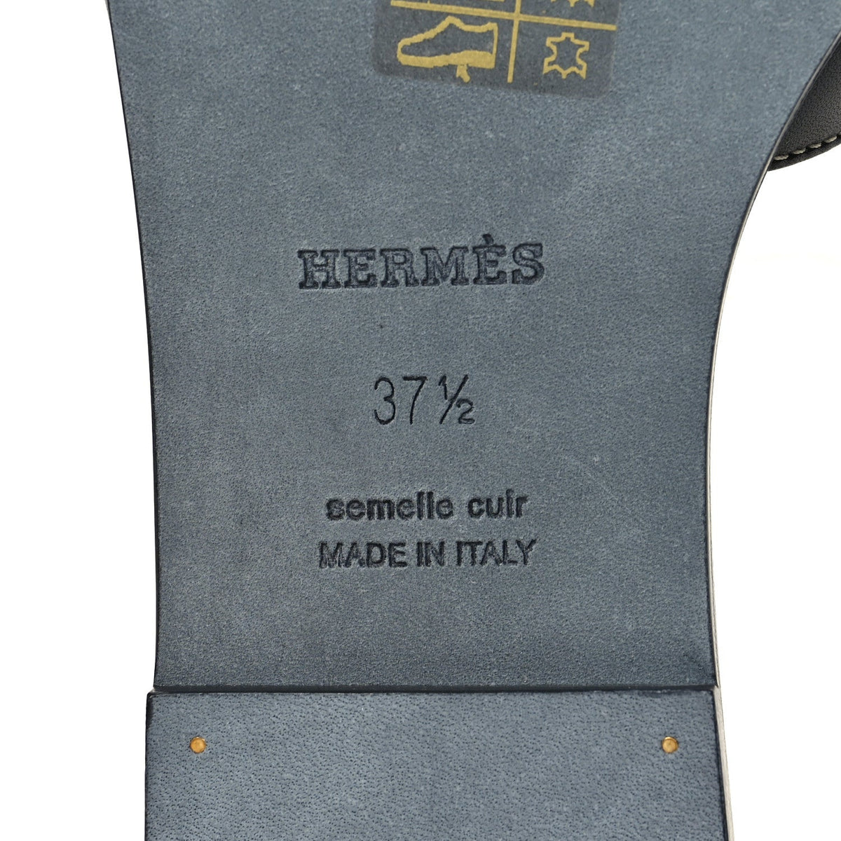 Hermes Box Calfskin Oran Women's Shoes