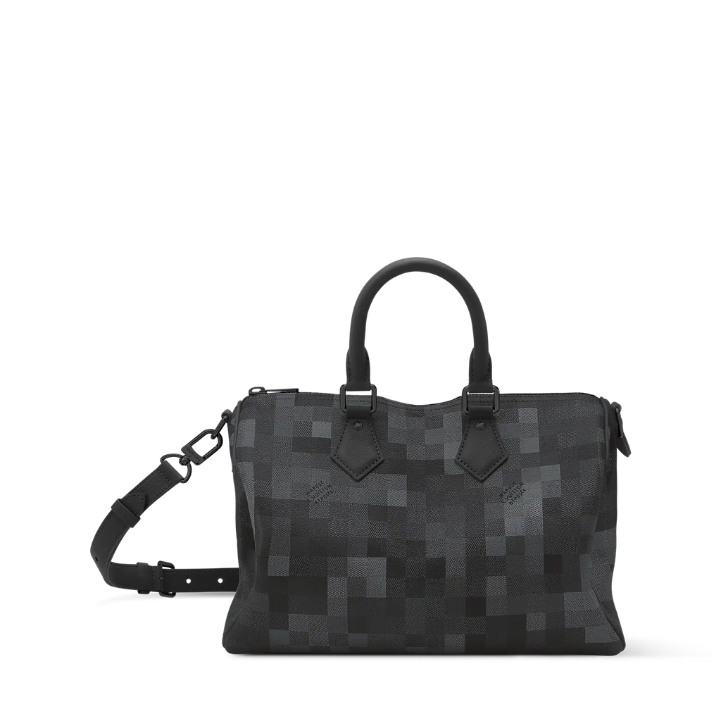 Men's Speedy 30 Bandoulière Bag Damoflage Indigo