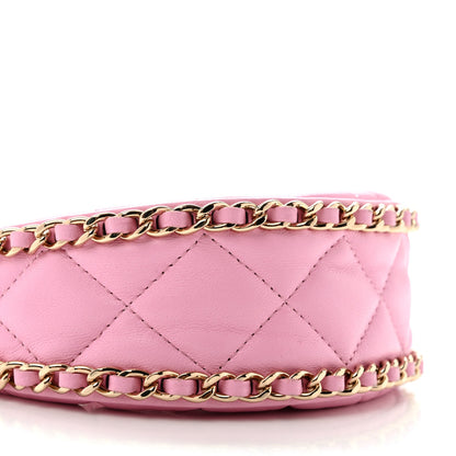 Mini Quilted Lambskin Hobo Bag