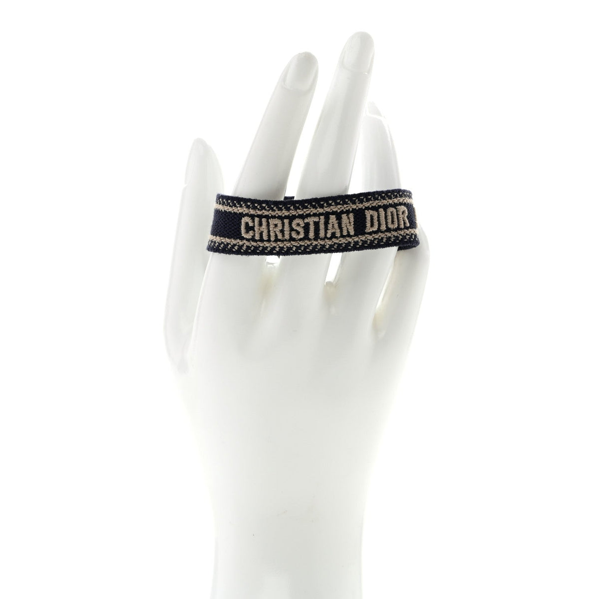 Christian DiorWoven Cotton J'Adior Friendship Bracelet Navy
