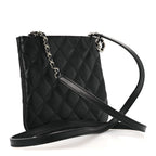 Chanel Lambskin Quilted Mini Crossbody Bag Black