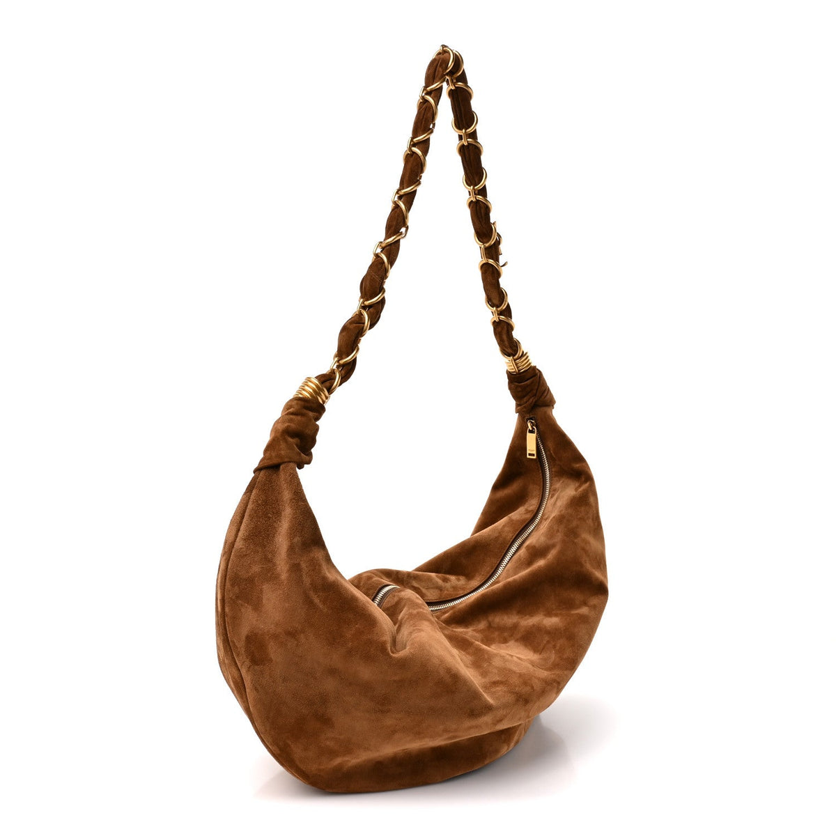 Small Suede Hobo Bag