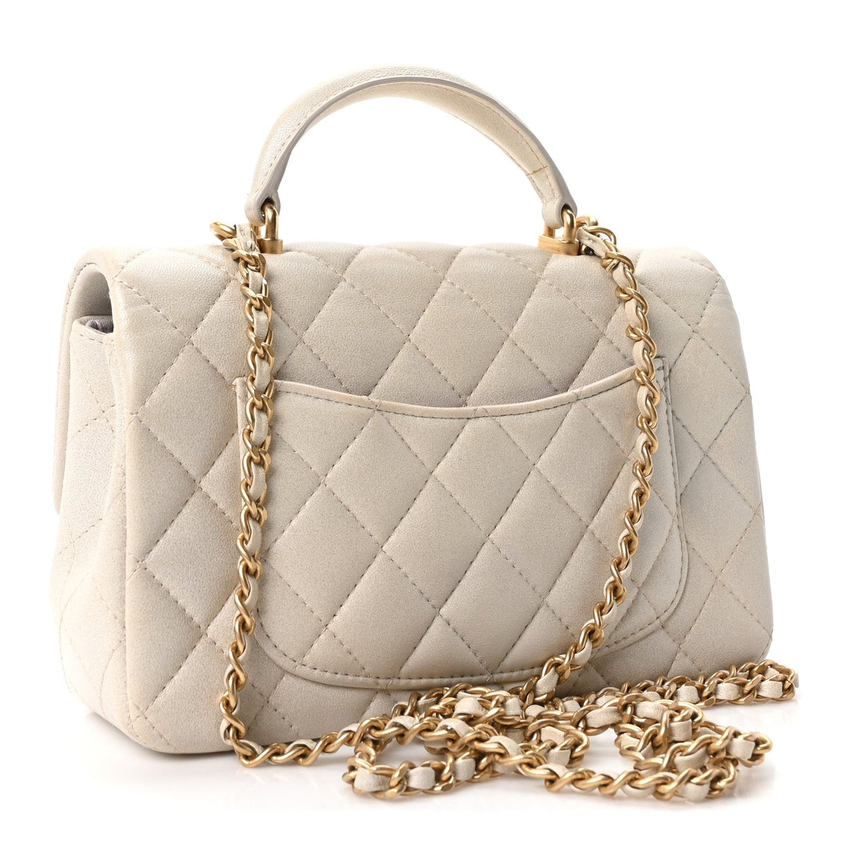 Mini Quilted Lambskin Flap Shoulder Bag