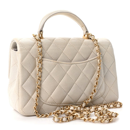Mini Quilted Lambskin Flap Shoulder Bag