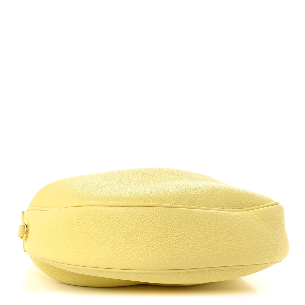 Celine Supple Grained Calfskin Teen Lulu Shoulder Bag Soft Lime