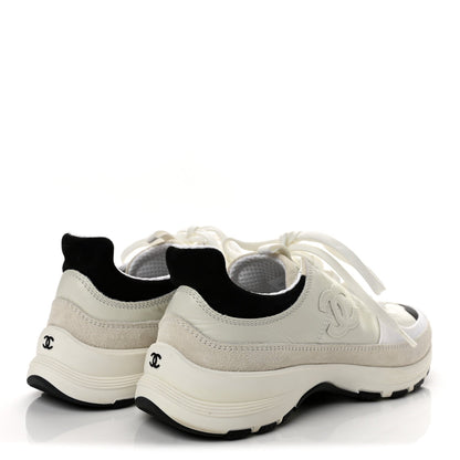Chanel Calfskin Suede CC Women's Sneakers