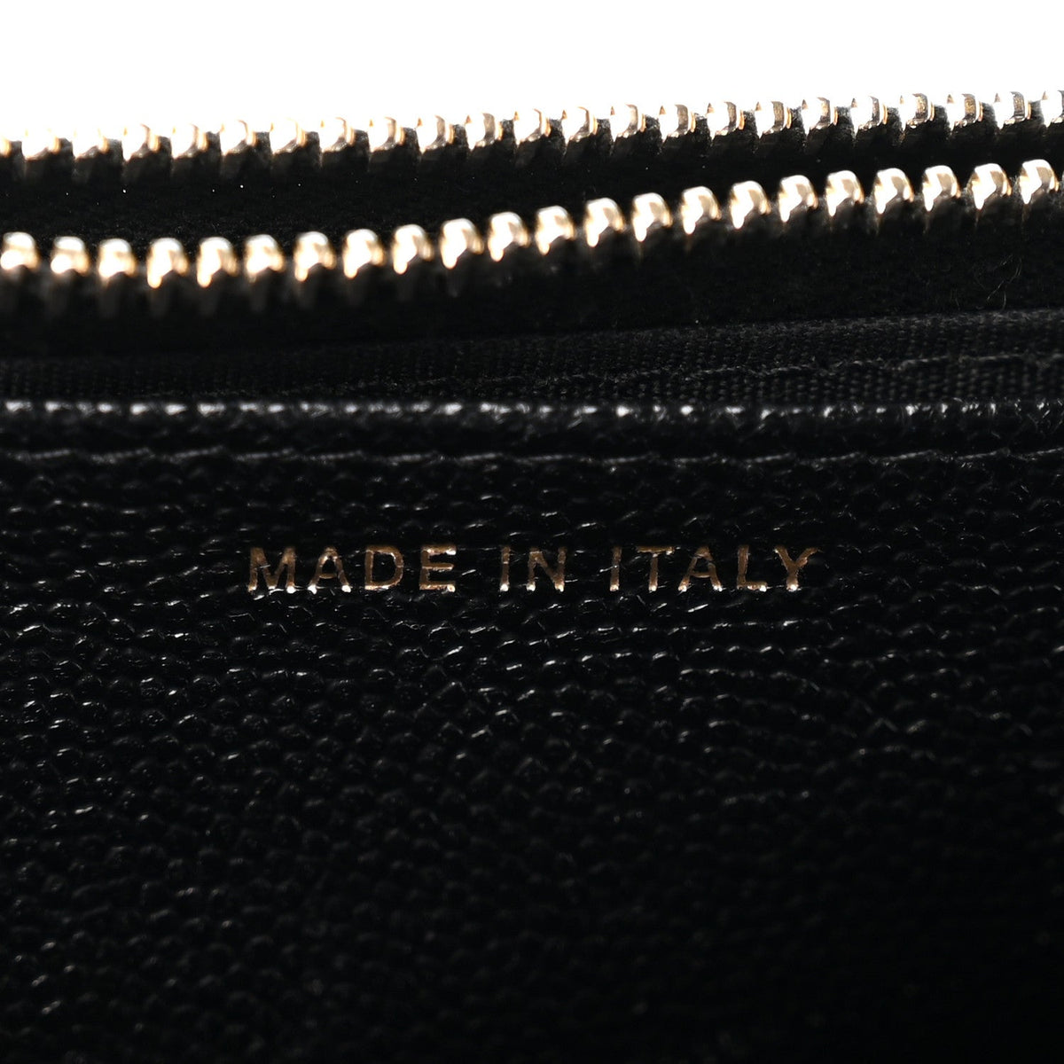 Quilted Caviar Wallet Bag