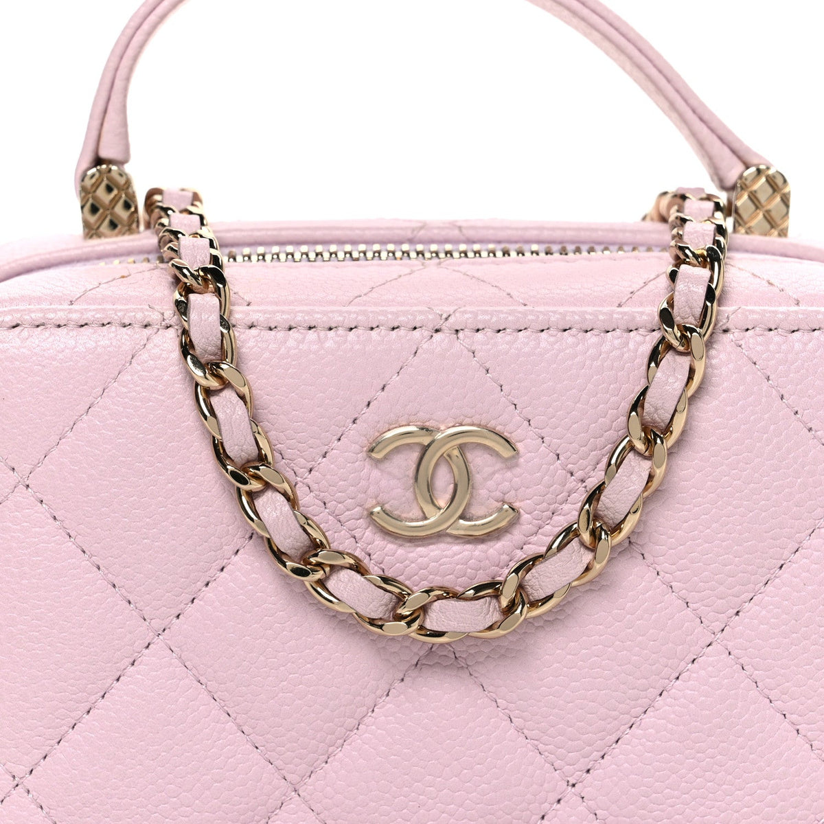 Quilted Caviar Handbag