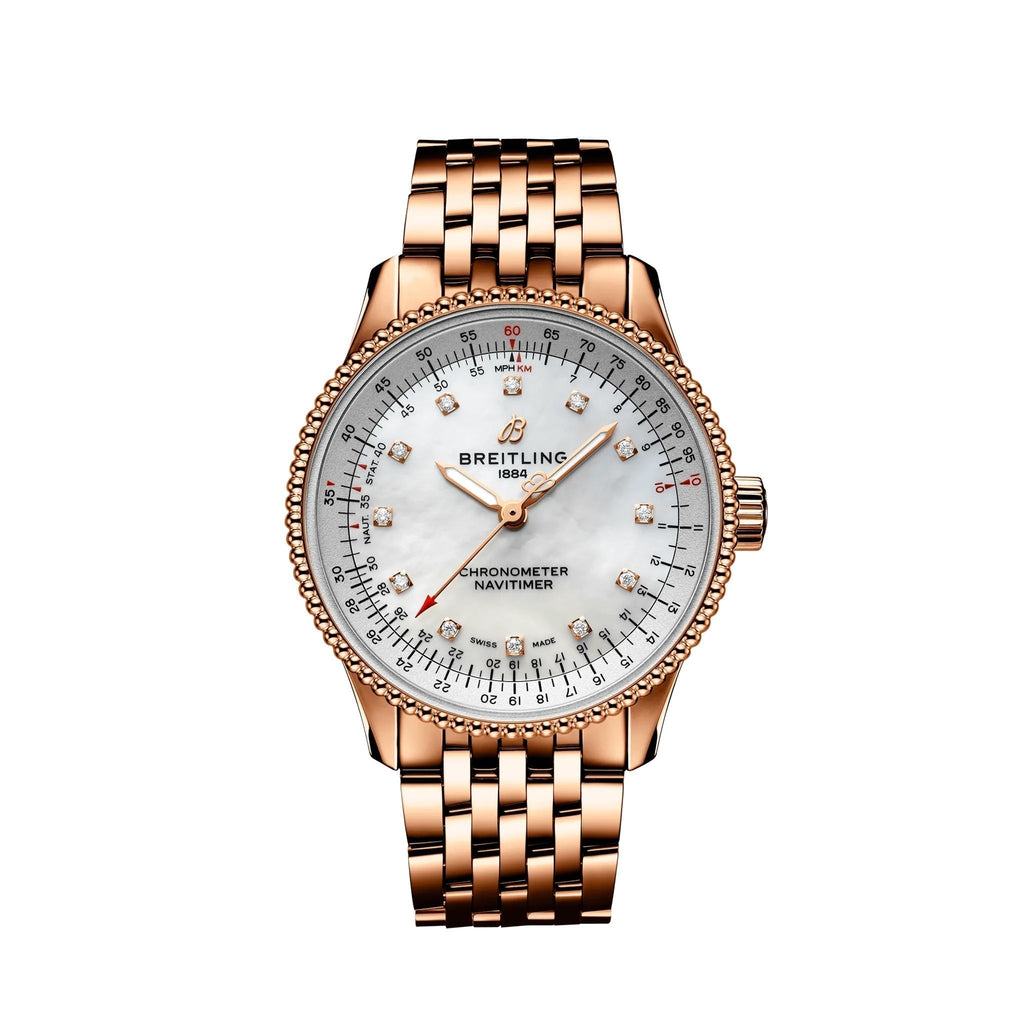 BT Navitimer Automatic 35 18k Red Gold Ref# R17395211A1R1