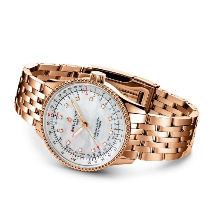 BT Navitimer Automatic 35 18k Red Gold Ref# R17395211A1R1