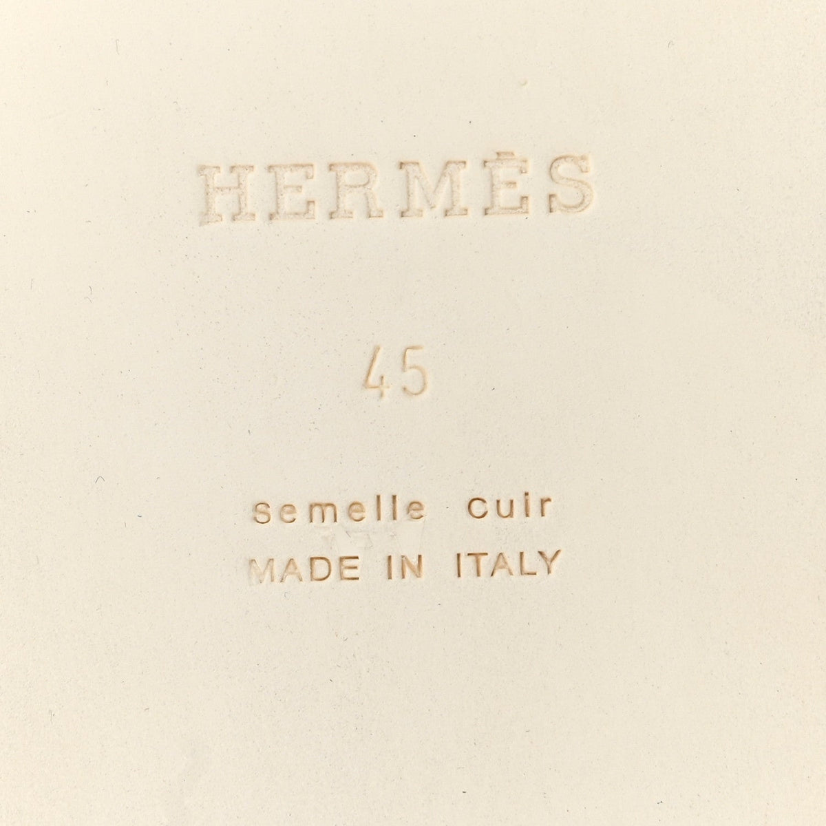 Hermes Epsom Izmir Men's Sandals Black
